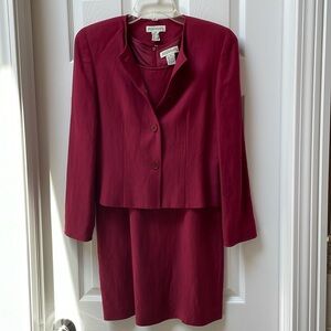 Ann Taylor 2 piece linen and rayon suit